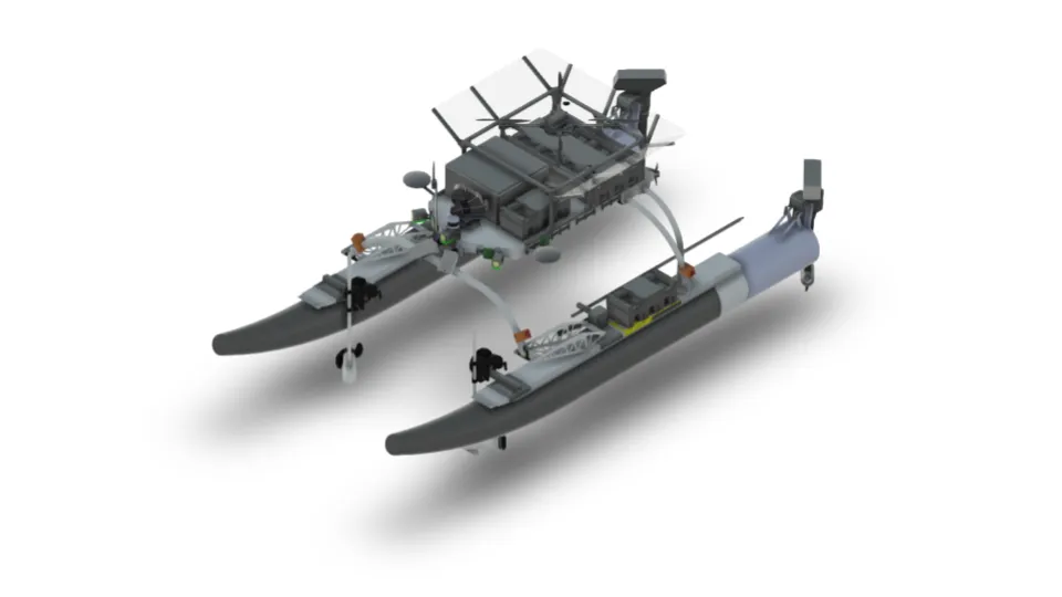 RobotX: a racquetball launcher for a 16-foot autonomous boat